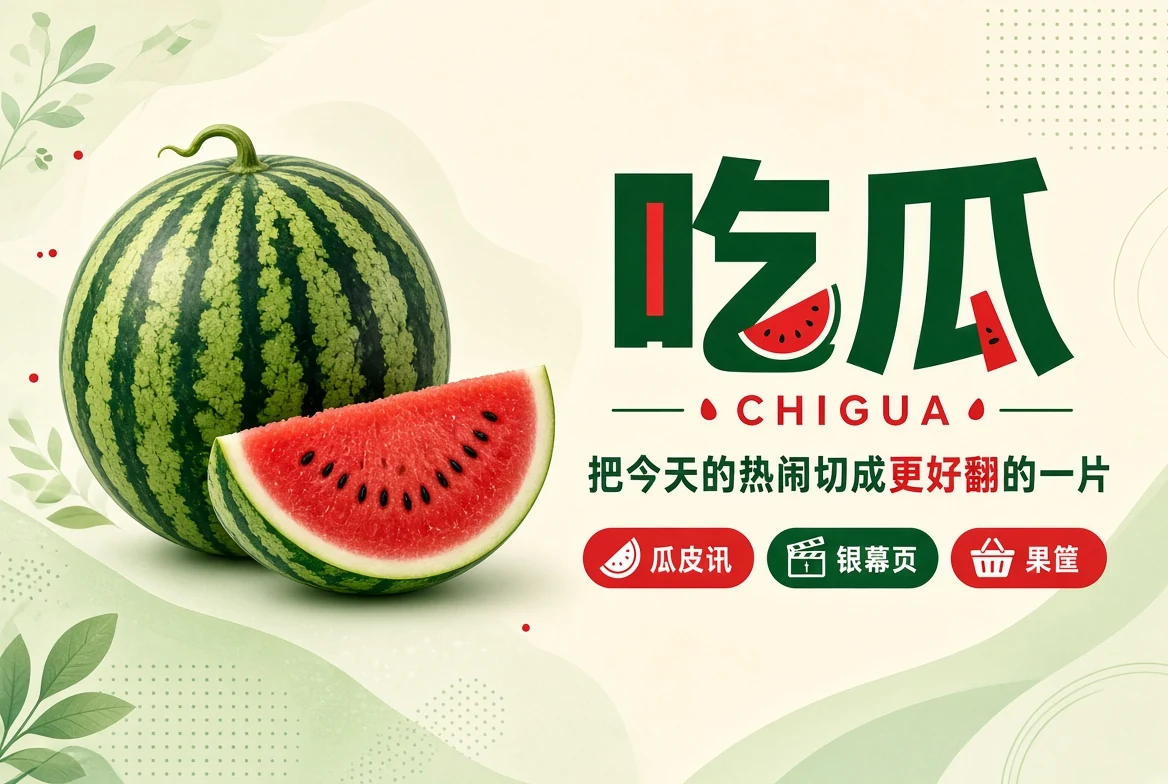 吃瓜品牌视觉横幅
